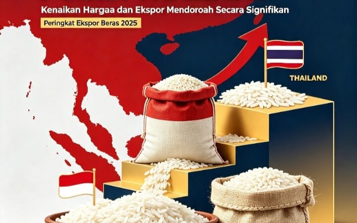 Beras Indonesia Menyalip Posisi Thailand